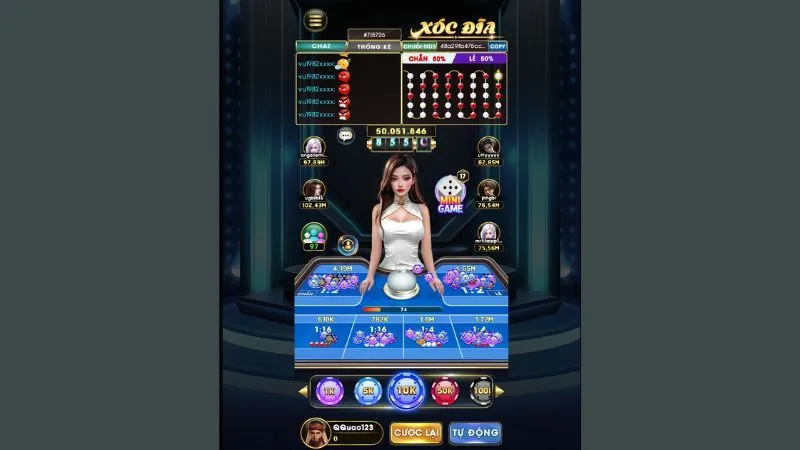 Trò chơi xóc đĩa online TIPCLUB và kho game đa dạng